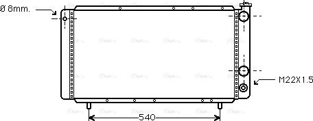 Ava Quality Cooling RT 2025 - Радіатор, охолодження двигуна autocars.com.ua