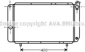 AVA RT 2032 - Радіатор, охолодження двигуна autocars.com.ua