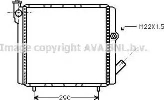 Ava Quality Cooling RT 2070 - Радіатор, охолодження двигуна autocars.com.ua