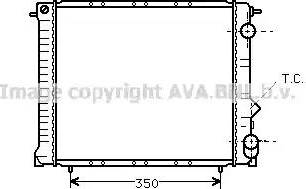 Ava Quality Cooling RT2110 - Радіатор, охолодження двигуна autocars.com.ua