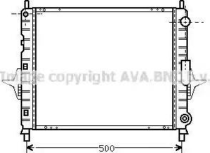 Ava Quality Cooling RT 2167 - Радіатор, охолодження двигуна autocars.com.ua