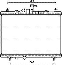 Ava Quality Cooling RT2603 - Радиатор, охлаждение двигателя autodnr.net