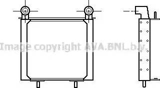 AVA RT 3142 - Масляний радіатор, рухове масло autocars.com.ua