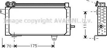 Ava Quality Cooling RT 3145 - Масляний радіатор, рухове масло autocars.com.ua