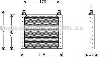 Ava Quality Cooling RT 3146 - Масляный радиатор, двигательное масло avtokuzovplus.com.ua