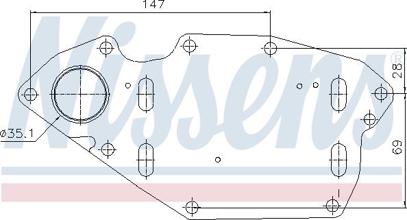 Ava Quality Cooling RT3697 - Масляний радіатор, рухове масло autocars.com.ua