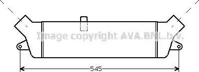 Ava Quality Cooling RT 4117 - Интеркулер, теплообменник турбины avtokuzovplus.com.ua