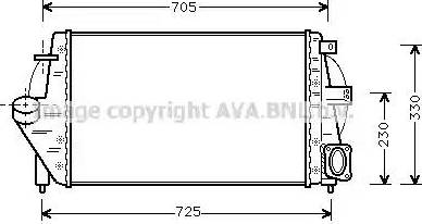 Ava Quality Cooling RT 4212 - Интеркулер autocars.com.ua