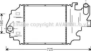 Ava Quality Cooling RT 4320 - Интеркулер autocars.com.ua