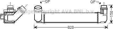 Ava Quality Cooling RT 4412 - Интеркулер autocars.com.ua