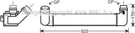 Ava Quality Cooling RT 4461 - Интеркулер autocars.com.ua