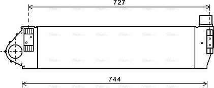Ava Quality Cooling RT4482 - Интеркулер autocars.com.ua