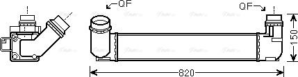 Ava Quality Cooling RT4564 - Интеркулер autocars.com.ua