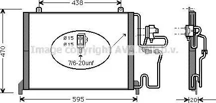 Ava Quality Cooling RT 5144 - Конденсатор, кондиціонер autocars.com.ua