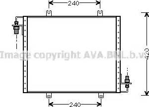 AVA RT 5175 - Конденсатор, кондиціонер autocars.com.ua