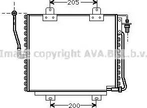 AVA RT 5179 - Конденсатор, кондиціонер autocars.com.ua
