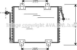 Ava Quality Cooling RT 5180 - Конденсатор кондиционера avtokuzovplus.com.ua