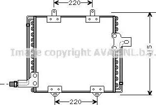 Ava Quality Cooling RT 5181 - Конденсатор, кондиціонер autocars.com.ua