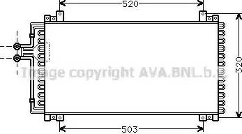 Ava Quality Cooling RT 5183 - Конденсатор, кондиціонер autocars.com.ua