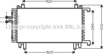 Ava Quality Cooling RT 5184 - Конденсатор, кондиціонер autocars.com.ua