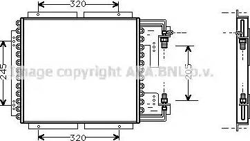 Ava Quality Cooling RT 5187 - Конденсатор, кондиціонер autocars.com.ua