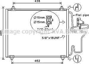 Ava Quality Cooling RT 5192 - Конденсатор, кондиціонер autocars.com.ua