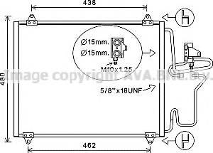 Ava Quality Cooling RT 5204 - Конденсатор, кондиціонер autocars.com.ua