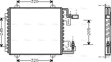 Ava Quality Cooling RT 5210 - Конденсатор, кондиціонер autocars.com.ua