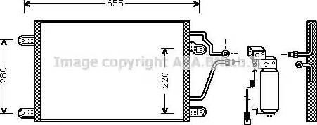 Ava Quality Cooling RT 5211 - Конденсатор, кондиціонер autocars.com.ua