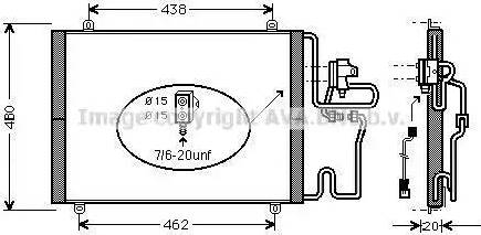 Ava Quality Cooling RT5219D - Конденсатор, кондиціонер autocars.com.ua