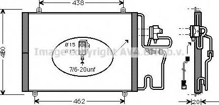 Ava Quality Cooling RT 5219 - Конденсатор, кондиціонер autocars.com.ua