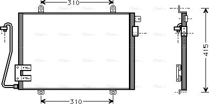 Ava Quality Cooling RT 5232 - Конденсатор, кондиціонер autocars.com.ua