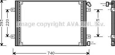 Ava Quality Cooling RT 5234 - Конденсатор, кондиціонер autocars.com.ua