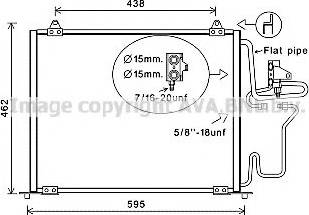 Ava Quality Cooling RT 5245 - Конденсатор, кондиціонер autocars.com.ua