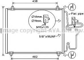 Ava Quality Cooling RT 5246 - Конденсатор, кондиціонер autocars.com.ua