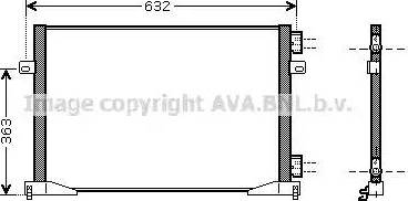 Ava Quality Cooling RT 5339 - Конденсатор кондиционера avtokuzovplus.com.ua