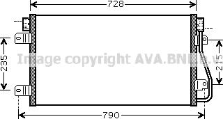 Ava Quality Cooling RT5348D - Конденсатор кондиционера avtokuzovplus.com.ua