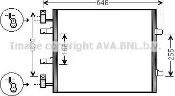 Ava Quality Cooling RT 5459 - Конденсатор кондиционера avtokuzovplus.com.ua