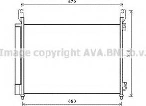 Ava Quality Cooling RT 5466 - Конденсатор кондиционера avtokuzovplus.com.ua