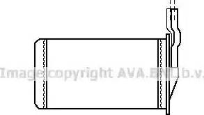 AVA RT 6003 - Теплообмінник, опалення салону autocars.com.ua
