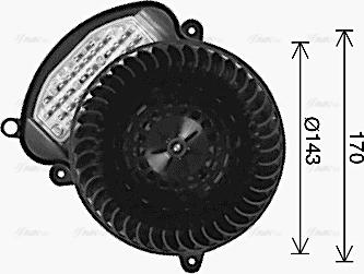 Ava Quality Cooling RT8677 - Вентилятор салону autocars.com.ua