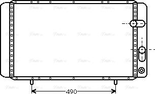 Ava Quality Cooling RTA2084 - Радиатор, охлаждение двигателя autodnr.net