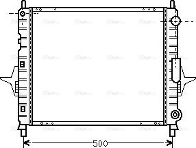 Ava Quality Cooling RTA2167 - Радіатор, охолодження двигуна autocars.com.ua