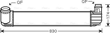 Ava Quality Cooling RTA4413 - Интеркулер autocars.com.ua