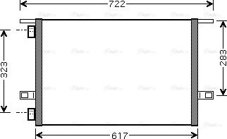 Ava Quality Cooling RTA5304 - Конденсатор, кондиціонер autocars.com.ua