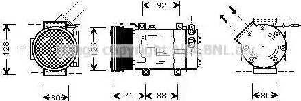 Ava Quality Cooling RTAK127 - Компрессор кондиционера autodnr.net