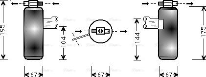 Ava Quality Cooling RT D027 - Осушувач, кондиціонер autocars.com.ua