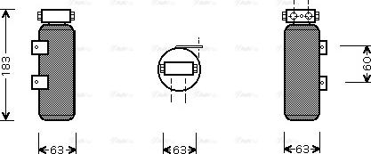 Ava Quality Cooling RT D287 - Осушувач, кондиціонер autocars.com.ua