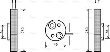 Ava Quality Cooling RTD455 - Осушувач, кондиціонер autocars.com.ua