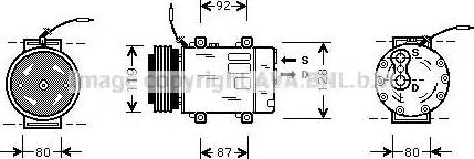 Ava Quality Cooling RTK047 - Компрессор кондиционера autodnr.net